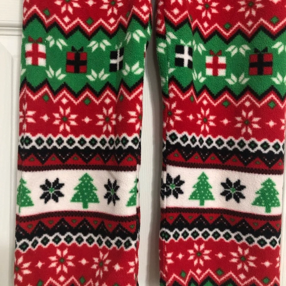 Festive Holiday Kids Pajama pants fleece‎ girls size 5/6 small children’s place